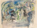 Parc de la Havane - Jules Pascin — weergave van het kunstwerk