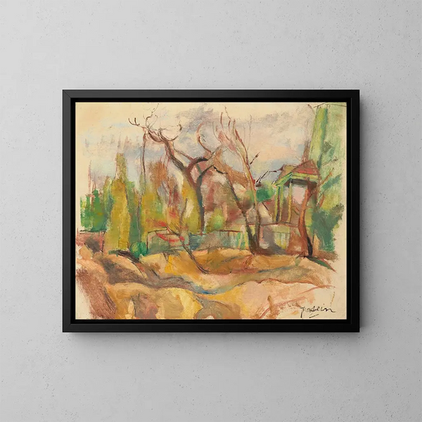Landscape in Cuba - Jules Pascin — framed artwork on a wall