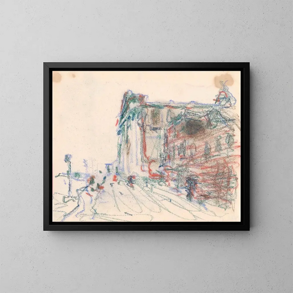 the Jesuit Church in Venice - Jules Schmalzigaug — framed artwork on a wall