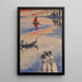 Rood zeilboot en gondel - Jules Schmalzigaug — ingelijst kunstwerk aan de muur