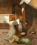 De bereiding van de couscous - Jules Taupin — weergave van het kunstwerk
