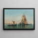 Venise Koopvaardijschepen in de lagune - Jules Vernier — ingelijst kunstwerk aan de muur