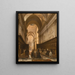 van het Parijse koor van de basiliek Sainte-Geneviève-Panthéon onder het Tweede Keizerrijk - Jules Victor Genisson — ingelijst kunstwerk aan de muur