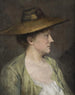Portret van een vrouw - Julia Beck — weergave van het kunstwerk
