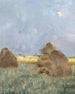 Haycocks door Moonlight - Julia Beck — weergave van het kunstwerk