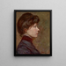 Portret van een jonge vrouw - Julia Graydon Sharpe — ingelijst kunstwerk aan de muur