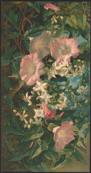 Julia Mcentee Dillon - Wild morning glories and clematis.webp