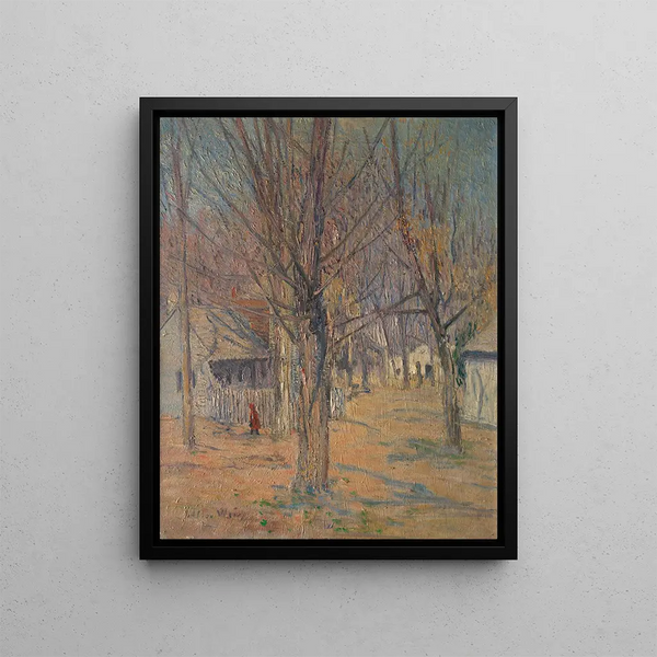 Julian Alden Weir - Connecticut Village Going to School.webp