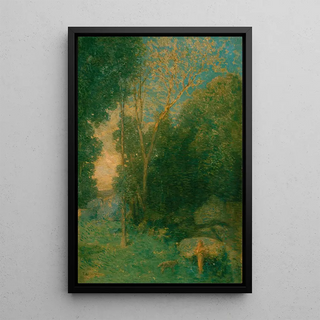 Julian Alden Weir - Pan and the Wolf.webp