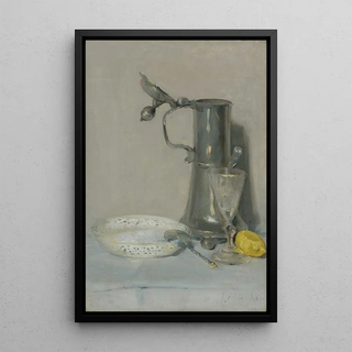 Julian Alden Weir - Still Life With Flagon Glass And Bowl.webp