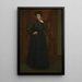 La robe verte - Julian Alden Weir — ingelijst kunstwerk aan de muur