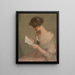 La lettre - Julian Alden Weir — ingelijst kunstwerk aan de muur