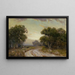 avond bij Jackson, zuidwest-Texas - Julian Onderdonk — ingelijst kunstwerk aan de muur