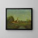 Pionierskerk zonder titel - Julian Onderdonk — ingelijst kunstwerk aan de muur