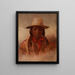 Sitting Bull - Julian Scott — ingelijst kunstwerk aan de muur