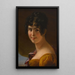 Portret van Adèle Foucher - Julie Hugo — ingelijst kunstwerk aan de muur