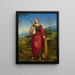 Sint Catharina van Alexandrië - Julie Mihes — ingelijst kunstwerk aan de muur