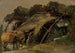 Landschap met een ezel - Julie Wilhelmine Hagen-Schwarz — weergave van het kunstwerk