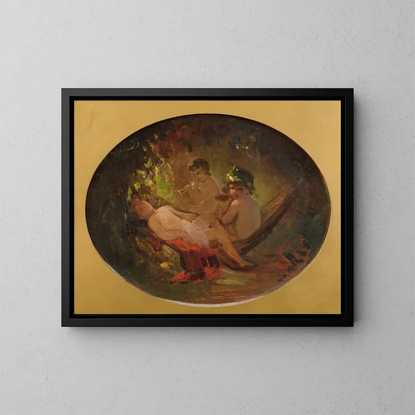Pothos - Julie Wilhelmine Hagen-Schwarz — framed artwork on a wall