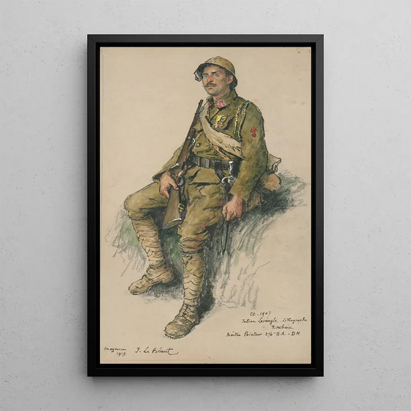 Julien Le Blant - Portrait dun militaire franais de la Premire Guerre Mondiale.webp