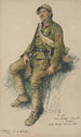 Portrait d'un militaire français de la Première Guerre mondiale - Julien Le Blant — weergave van het kunstwerk