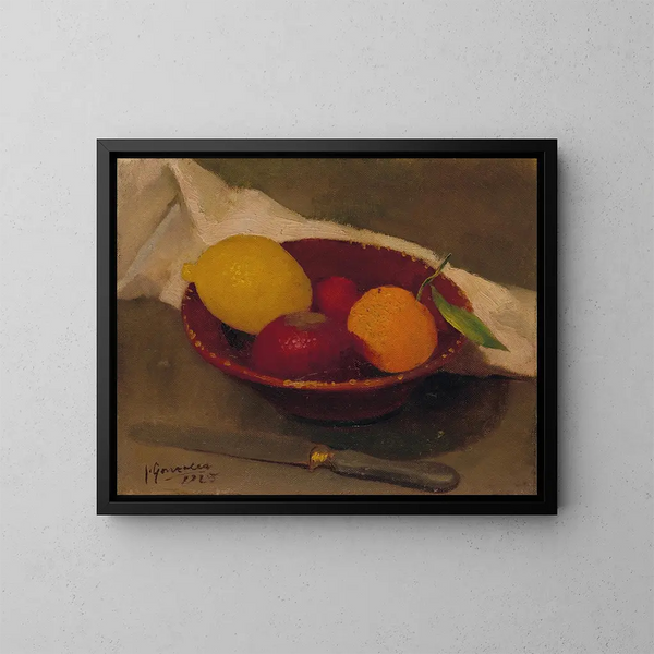 Still life Bodegón - Julio González — framed artwork on a wall