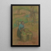 The apple basket - Julio González — framed artwork on a wall
