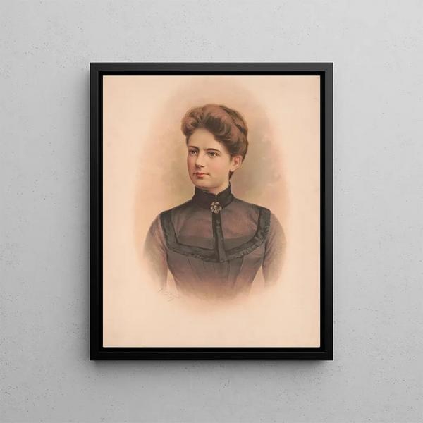 Frances Folsom, Mme Grover Cleveland - Julius Bien Company — ingelijst kunstwerk aan de muur