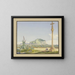 Siciliaans landschap met de berg Pellegrino - Julius Eugen Ruhl — ingelijst kunstwerk aan de muur