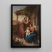 Marie en Jozef met het kind Jezus - Julius Frank — ingelijst kunstwerk aan de muur