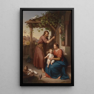 Julius Frank - Mary and Joseph with the baby Jesus.webp