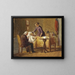 De gewonde soldaat - Julius Friedländer — ingelijst kunstwerk aan de muur