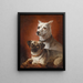 Twee honden 02 - Julius Hamburger — ingelijst kunstwerk aan de muur