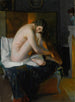 Devant het vuur - Julius LeBlanc Stewart — weergave van het kunstwerk