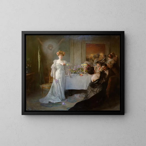 Redemption - Julius LeBlanc Stewart — framed artwork on a wall