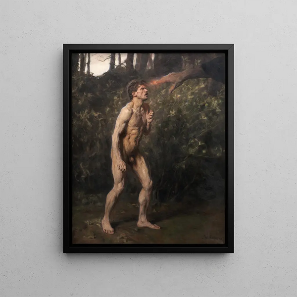 Cain - Julius Paulsen — framed artwork on a wall