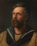 Zelfportret van Julius von Payer in zeemansoutfit - Julius Payer — weergave van het kunstwerk