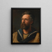 Zelfportret van Julius von Payer in zeemansoutfit - Julius Payer — ingelijst kunstwerk aan de muur