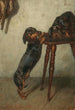 Teckels - Julius Pollak — weergave van het kunstwerk