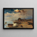 Scene bij schemering aan de Baltische kust - Julius Sergius Klever — ingelijst kunstwerk aan de muur
