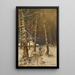 Voyageur dans la neige - Julius Sergius Klever — ingelijst kunstwerk aan de muur