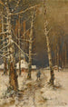 Voyageur dans la neige - Julius Sergius Klever — weergave van het kunstwerk
