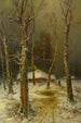 Winter in Rusland - Julius Sergius Klever — weergave van het kunstwerk