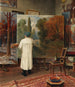 In zijn atelier - Julius Sergius Klever — weergave van het kunstwerk