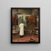 In zijn atelier - Julius Sergius Klever — ingelijst kunstwerk aan de muur