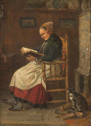 Julius Simmonds - Old lady in the living room.webp