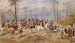 Jacht - Julius von Blaas — weergave van het kunstwerk