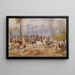 Jacht - Julius von Blaas — ingelijst kunstwerk aan de muur