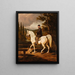 The Rider by Juliusz Kossak — framed art print on a wall