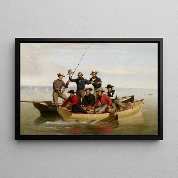 Junius Brutus Stearns - A Fishing Party Off Long Island.webp